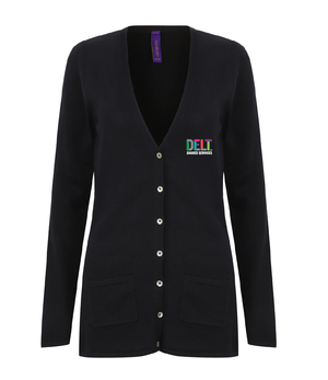 H723 - Henbury Ladies Cotton Acrylic V Neck Cardigan