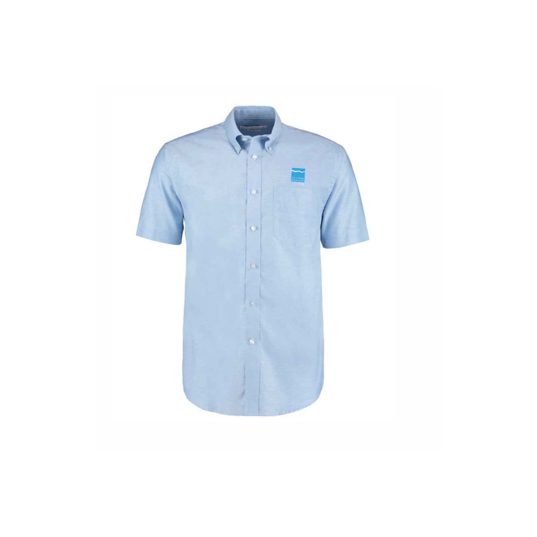 K350 Kustom Kit Short Sleeve Classic Fit Oxford Shirt