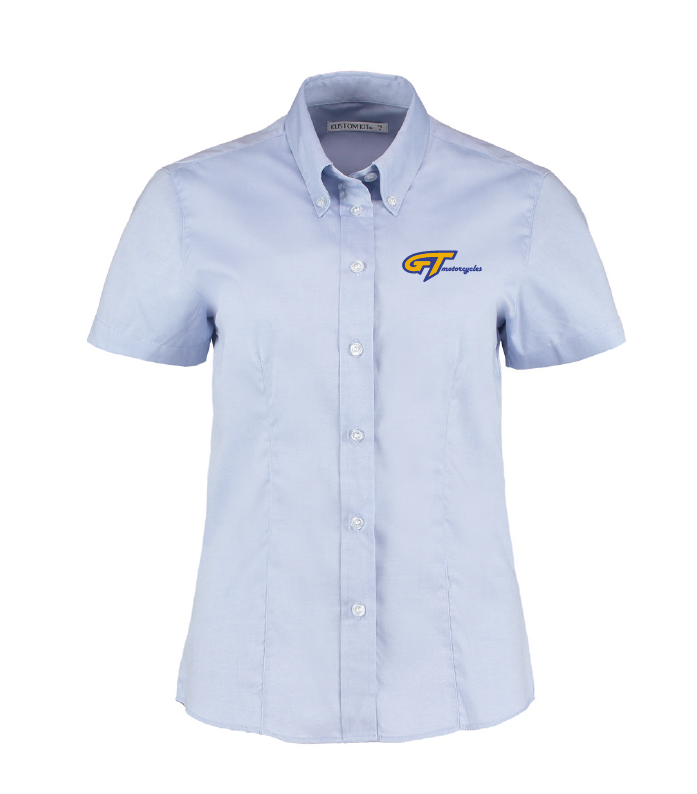 K701 - Kustom Kit Ladies Premium Short Sleeve Tailored Oxford Shirt