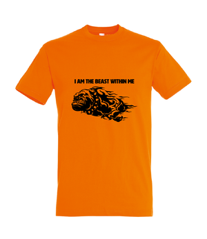 'I AM THE BEAST WITHIN ME' T-Shirt - Available in 6 colours with a front and back logo design