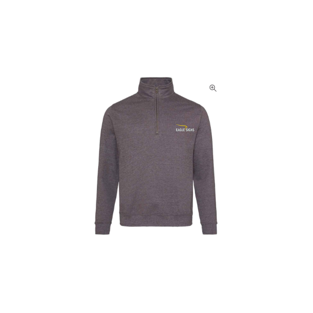 JH046 AWDis Sophomore Zip Neck Sweatshirt